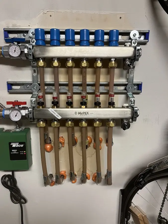 Plumber performing Gas Leak Detection at a residential property in Medical Lake